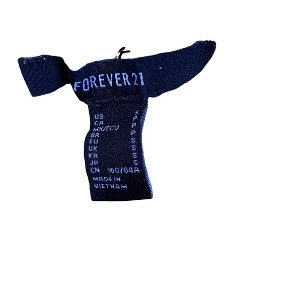 Forever 21 Yellow Tie Shoulder Ribbed Sundress, Size Small - Picture 4 of 4